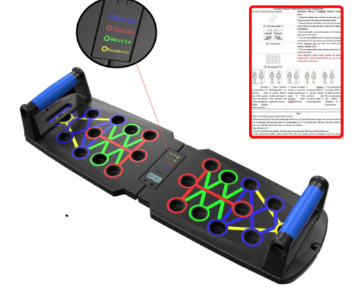 Household Multifunctional Push-up Training Board Men's Chest Abdominal Muscle Training Equipment Stool